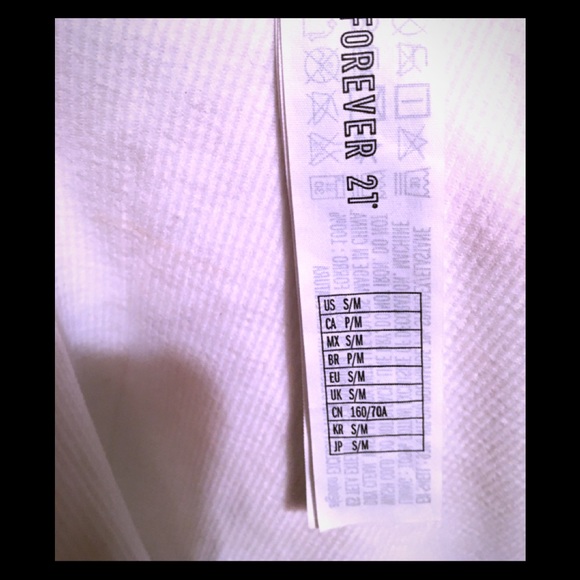 SOLD! F21  RIBBED SEAMLESS CORSET FRONT BODY SUIT - Picture 4 of 6